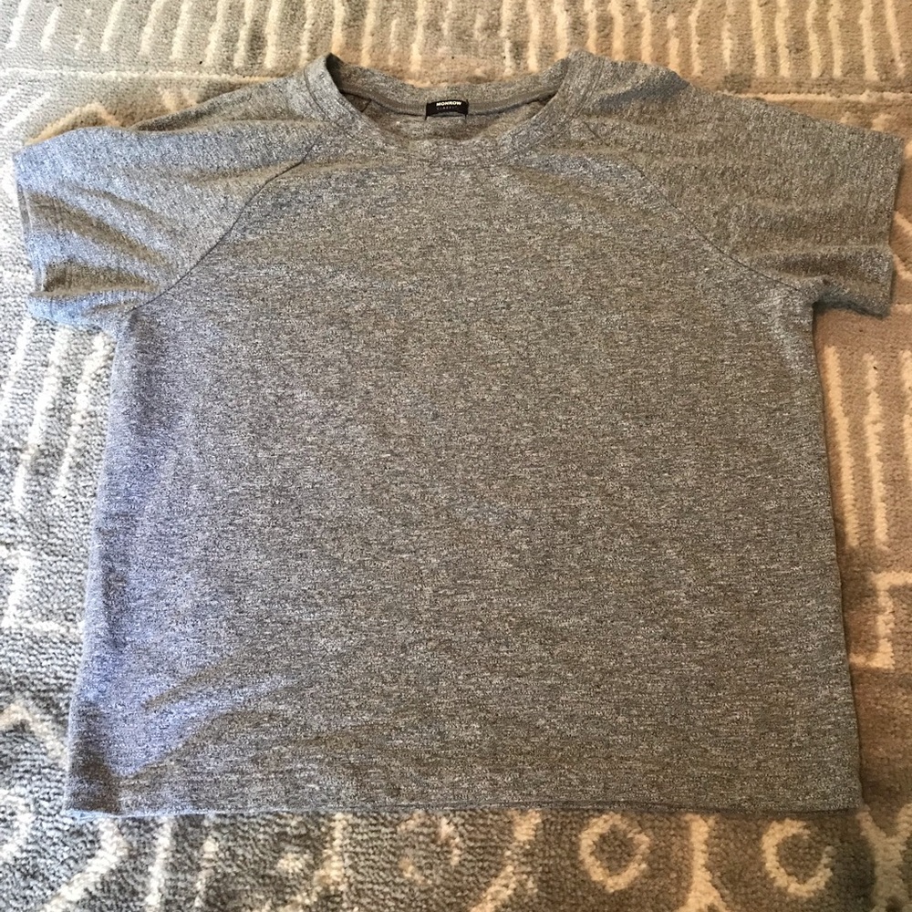 Monrow Crew Neck Crop Top